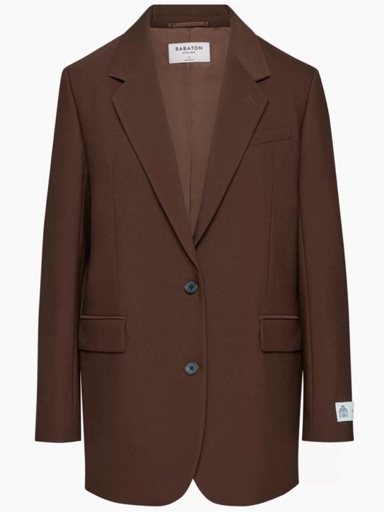 Babaton Jackets & Blazers - NWT Babaton New Agency Blazer in Coffee Bean Brown Size Small Aritzia #102284